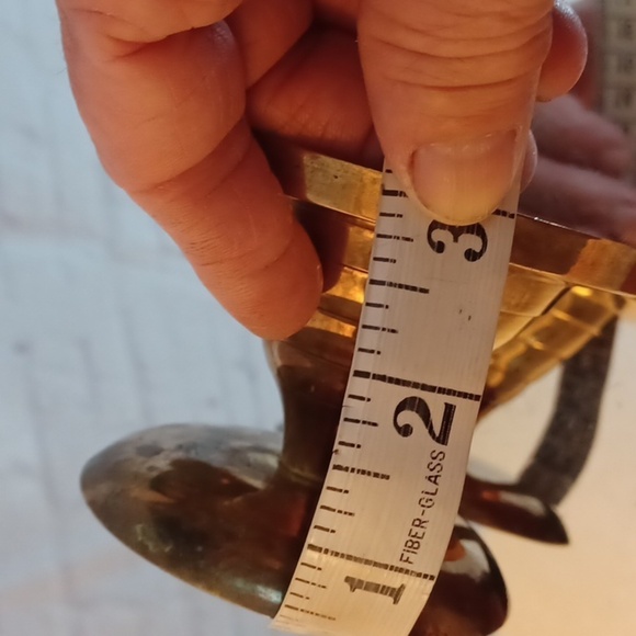 Solid Brass  Vintage Candleholder  By Each $15 - Picture 4 of 4